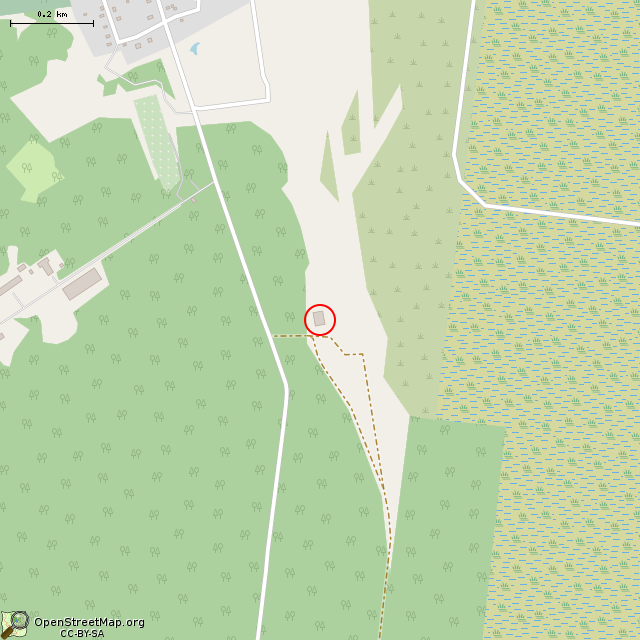 Карта где находится Бывшее депо в среднем масштабе