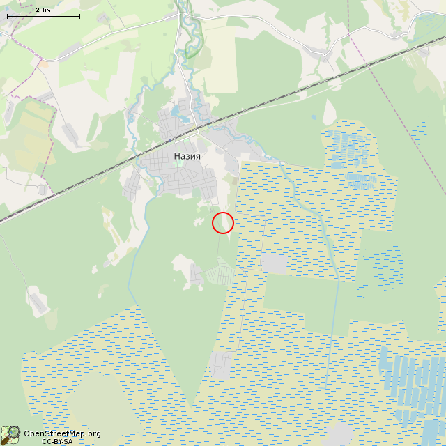 Карта где находится Бывшее депо в мелком масштабе
