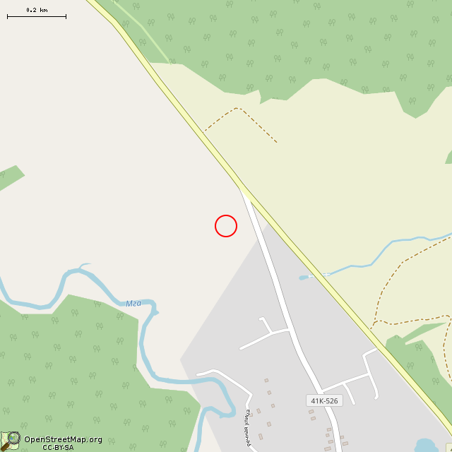 Карта где находится Немецкий ДОТ DM-5 в среднем масштабе