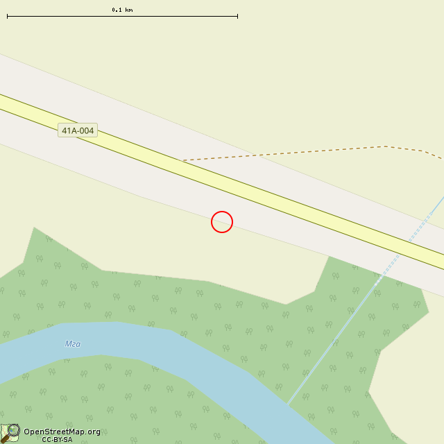 Карта где находится Немецкий пулеметный ДОТ DM-8 в крупном масштабе