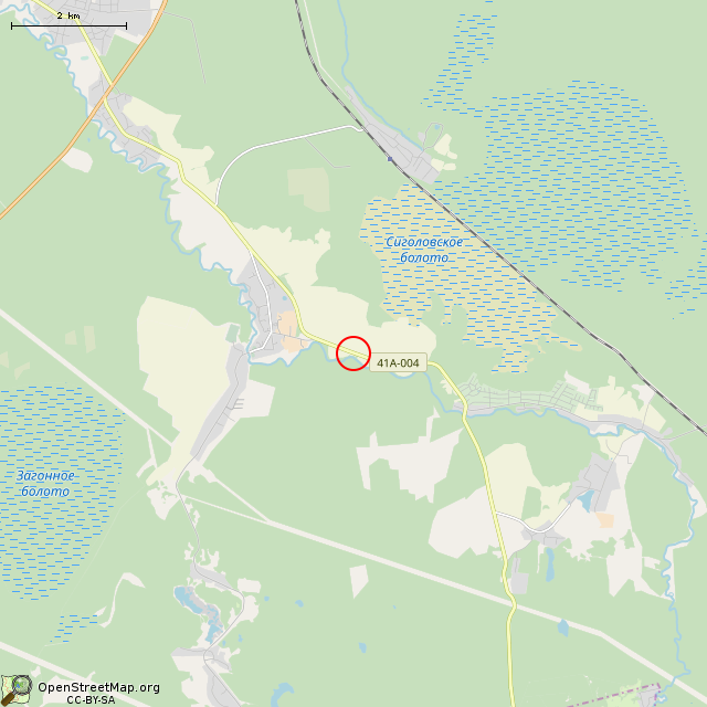 Карта где находится Немецкий пулеметный ДОТ DM-8 в мелком масштабе