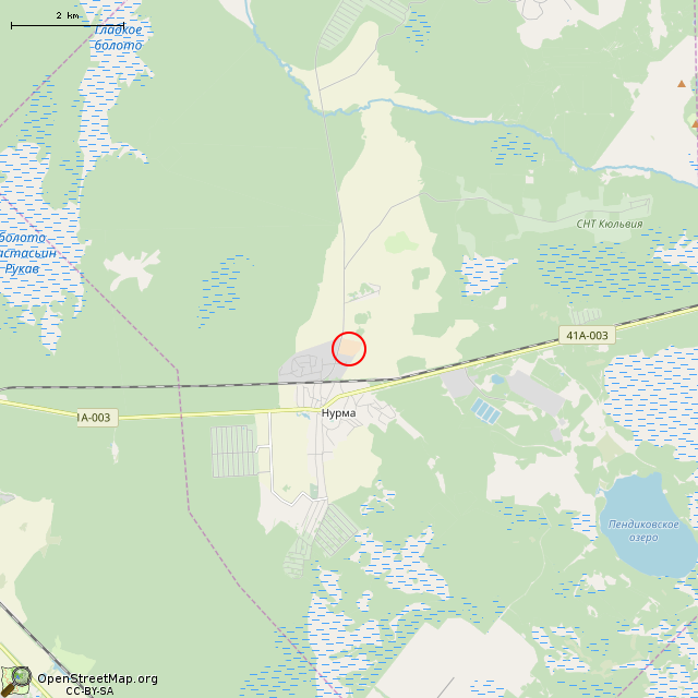 Карта где находится Здание (Горки) в мелком масштабе