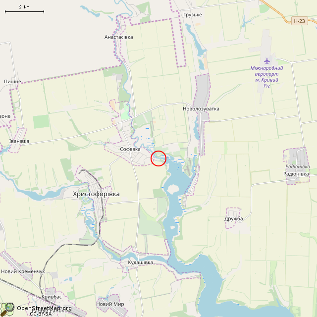 Карта где находится Валовская скала в мелком масштабе