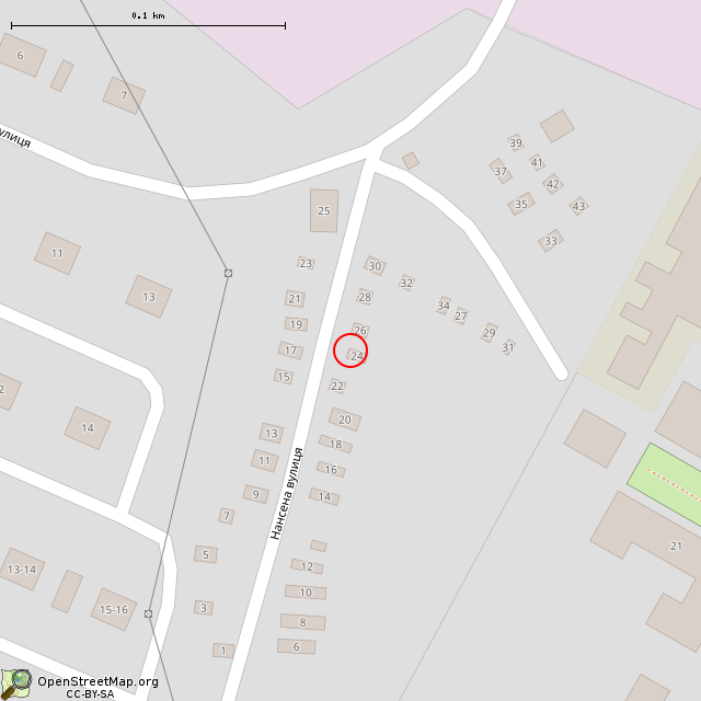 Карта где находится Заброшенный дом (Кривой Рог) в крупном масштабе