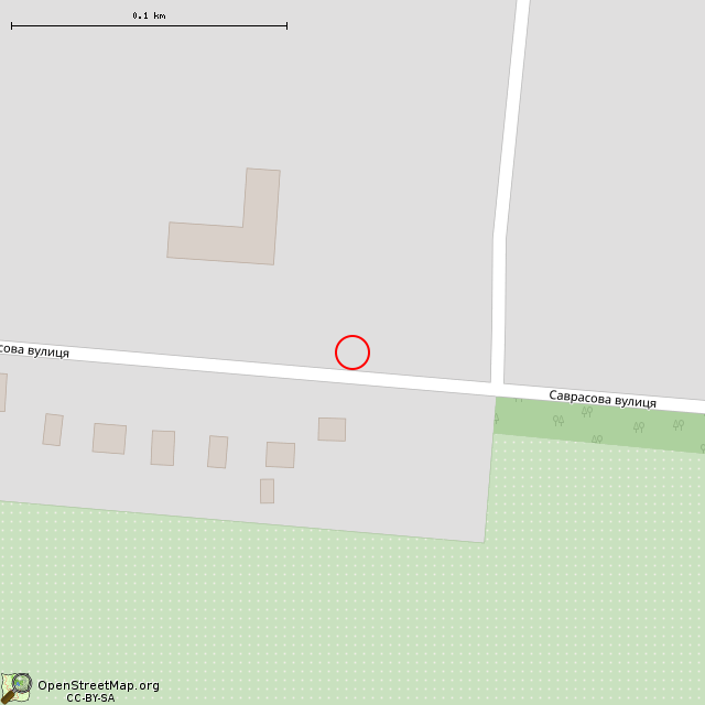 Карта где находится Заброшенная трансформаторная подстанция (Кривой Рог) в крупном масштабе