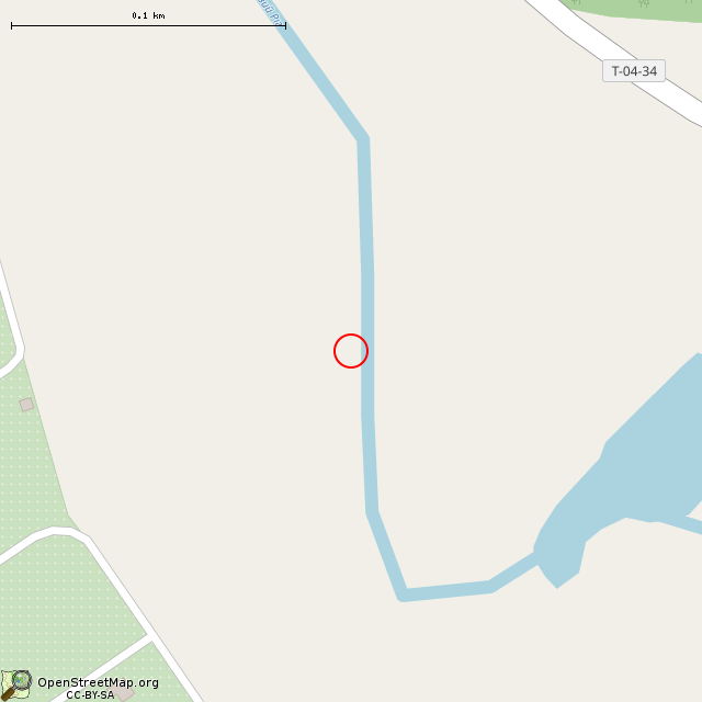 Карта где находится Бетонный водосброс (Кривой Рог) в крупном масштабе