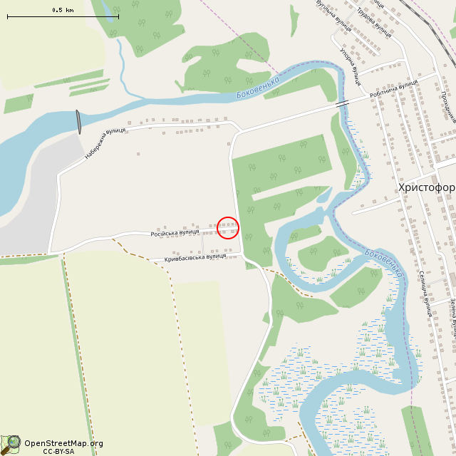 Карта где находится Колодец (Христофоровка) в среднем масштабе