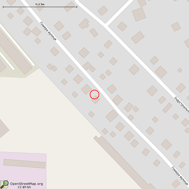 Карта где находится Заброшенный дом (Кривой Рог) в крупном масштабе