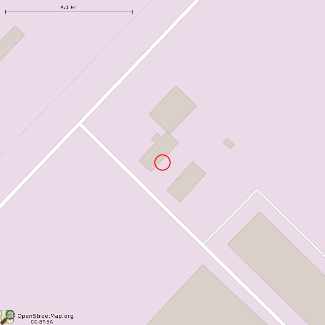 Карта где находится Заброшенное здание (Кривой Рог) в крупном масштабе