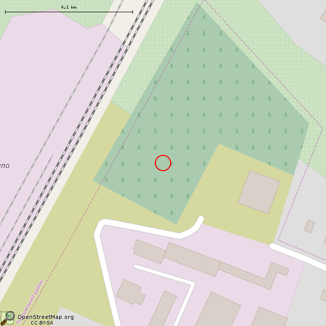 Карта где находится Заброшенное строительство (Кривой Рог) в крупном масштабе