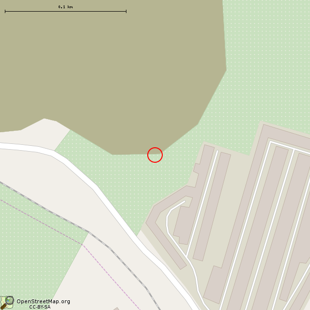 Карта где находится Заброшенное здание (Кривой Рог) в крупном масштабе