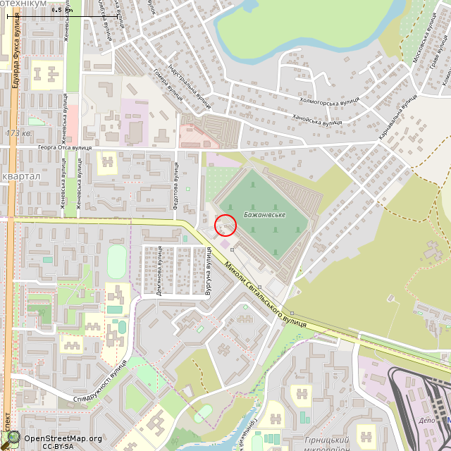 Карта где находится Кафе «Димон» (Кривой Рог) в среднем масштабе