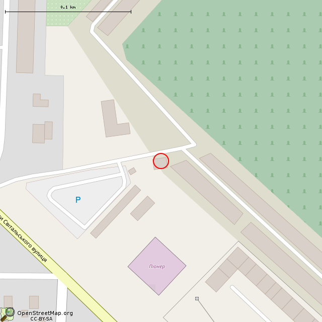 Карта где находится Кафе «Димон» (Кривой Рог) в крупном масштабе