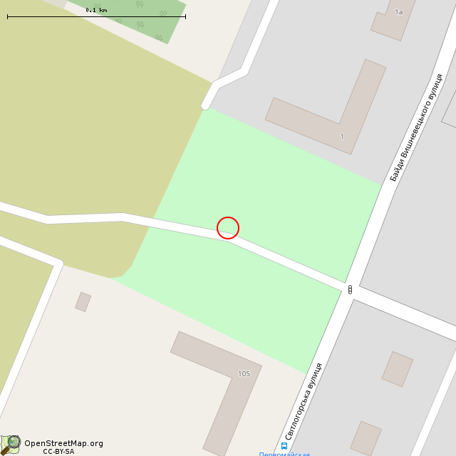 Карта где находится Фонтан (Кривой Рог) в крупном масштабе