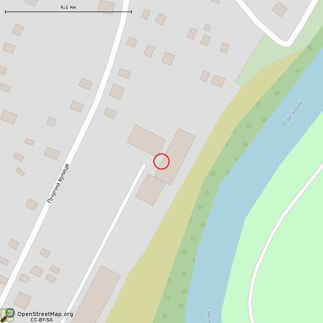 Карта где находится Бывший профилакторий РУ им. К. Либкнехта (Кривой Рог) в крупном масштабе