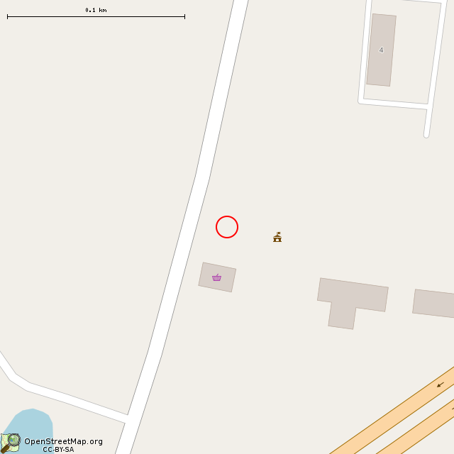 Карта где находится Безымянный бюст (Широкое) в крупном масштабе