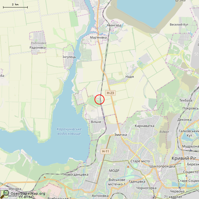 Карта где находится Заброшенный поливной лоток в мелком масштабе