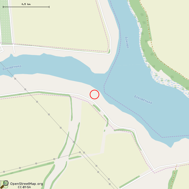 Карта где находится База отдыха «Коммунальник» в среднем масштабе