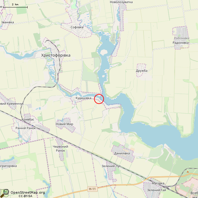 Карта где находится База отдыха «Коммунальник» в мелком масштабе
