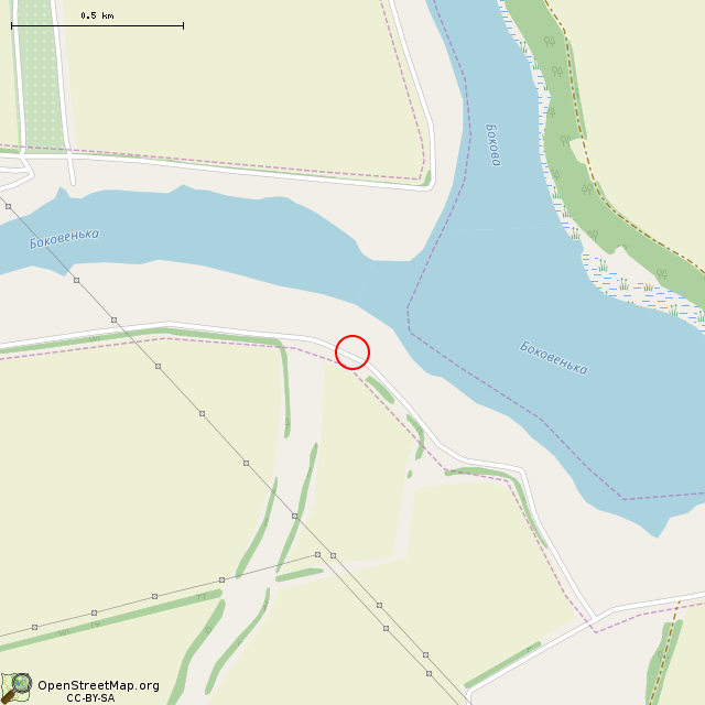 Карта где находится Заброшенный административный корпус в среднем масштабе