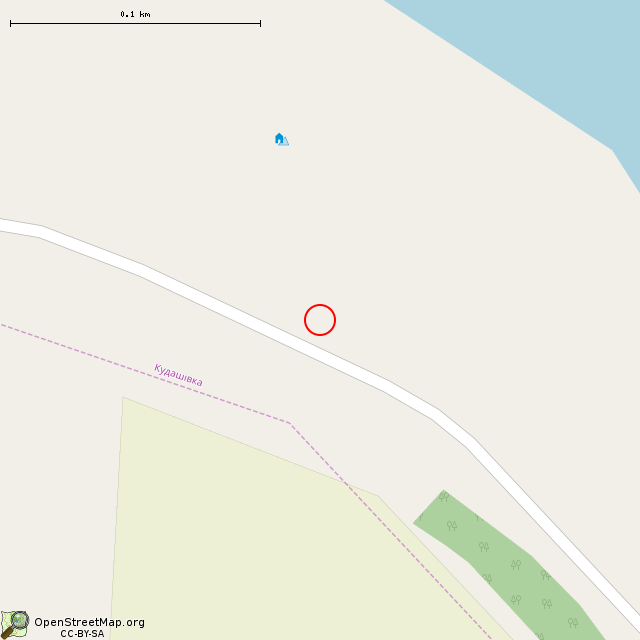 Карта где находится Заброшенный административный корпус в крупном масштабе