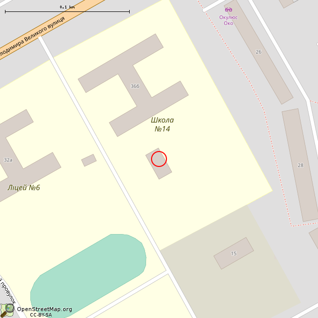 Карта где находится Боксы (Кривой Рог) в крупном масштабе