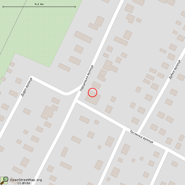 Карта где находится Заброшенная тяговая подстанция (Кривой Рог) в крупном масштабе