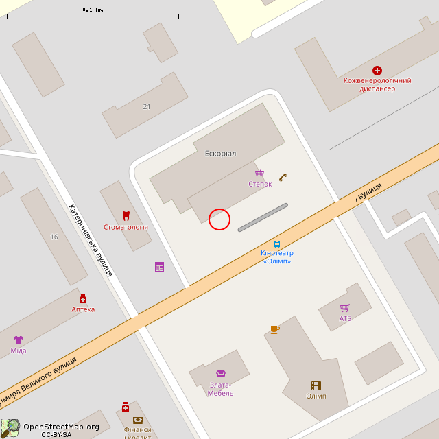 Карта где находится Капличка (Кривой Рог) в крупном масштабе