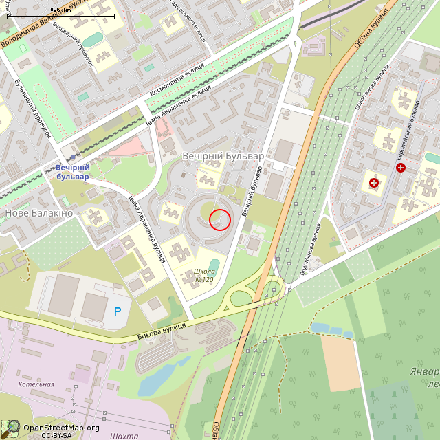 Карта где находится Мемориальная доска И. Т. Ротару (Кривой Рог)      | мемориальная (памятная) доска, барельеф в среднем масштабе