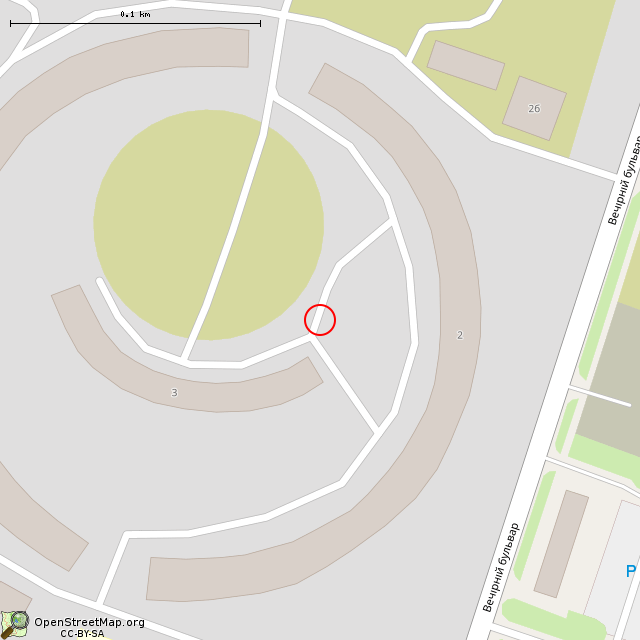 Карта где находится Мемориальная доска И. Т. Ротару (Кривой Рог)      | мемориальная (памятная) доска, барельеф в крупном масштабе