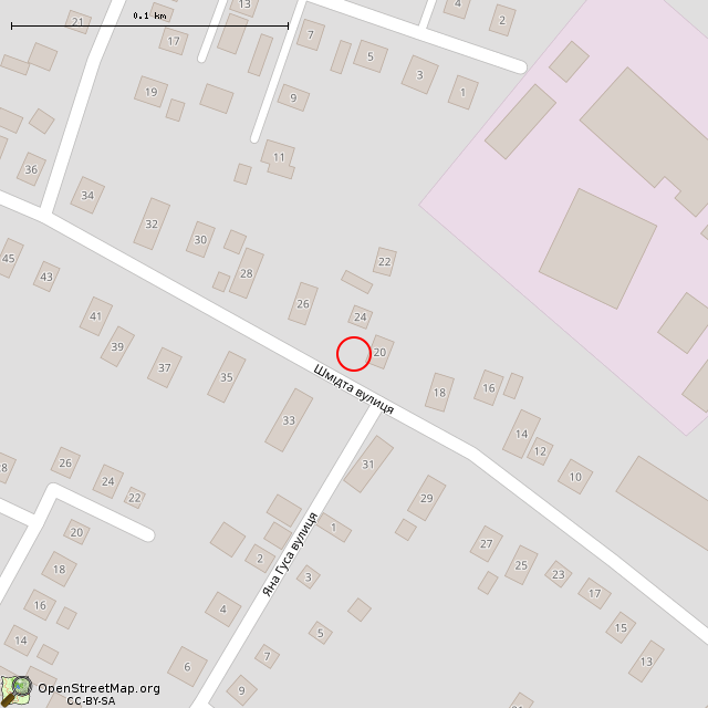 Карта где находится Ворота к дому № 22 (Кривой Рог) в крупном масштабе