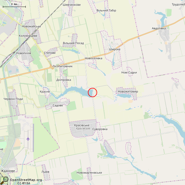 Карта где находится Водосброс     | водосброс / водослив плотины в мелком масштабе