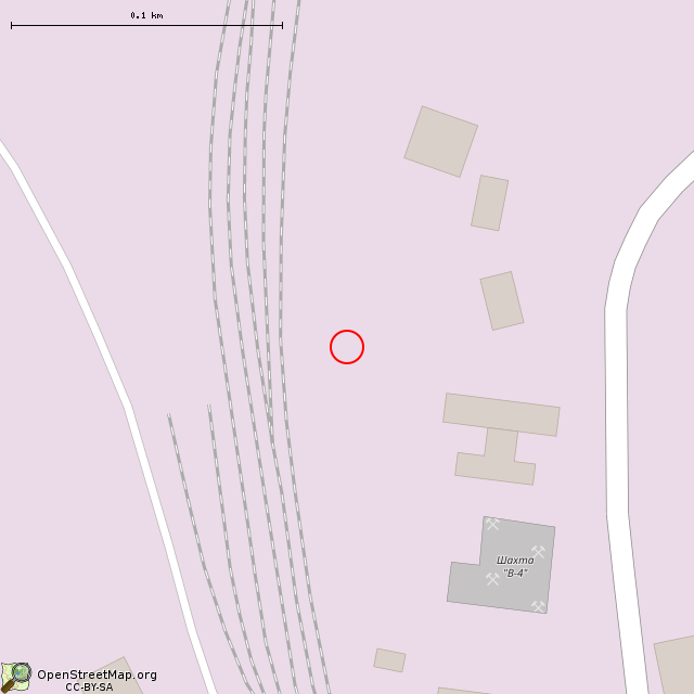 Карта где находится Промышленное здание (Кривой Рог) в крупном масштабе