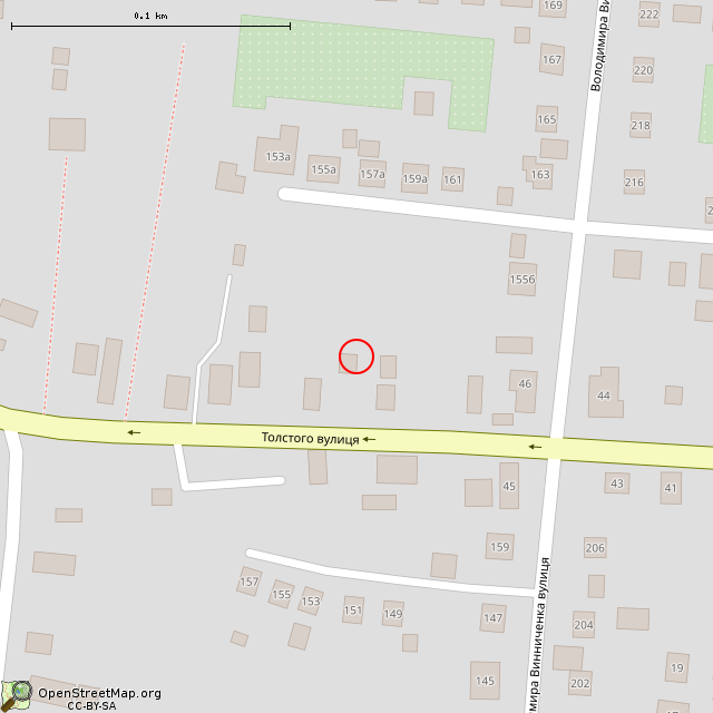 Карта где находится Заброшенный дом (Кривой Рог) в крупном масштабе