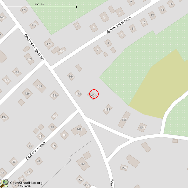 Карта где находится Заброшенный дом (Кривой Рог)      | заброшенный, неиспользуемый объект в крупном масштабе