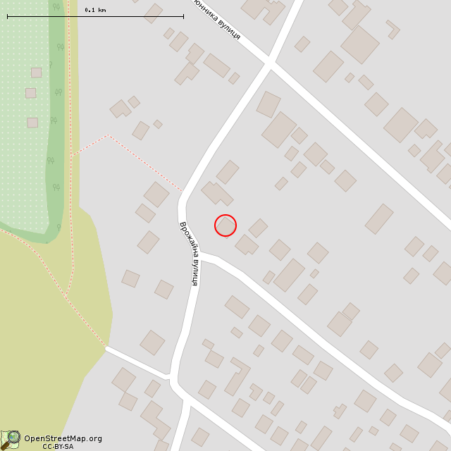 Карта где находится Заброшенный дом (Кривой Рог) в крупном масштабе