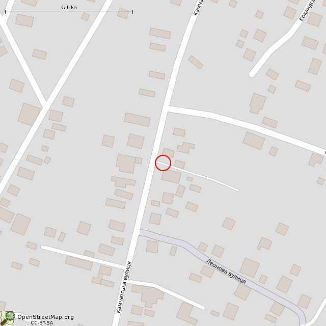 Карта где находится Ворота к домам № 30А и 30Б (Кривой Рог) в крупном масштабе