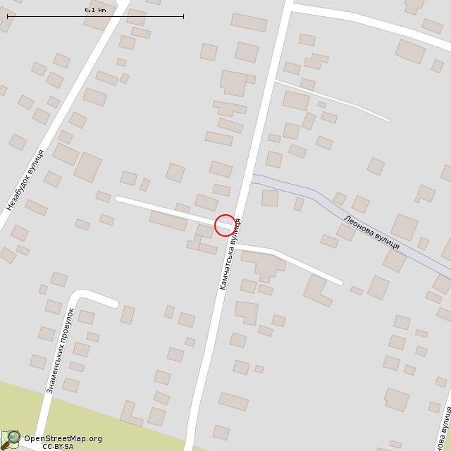 Карта где находится Ворота к домам 11А и 13А (Кривой Рог) в крупном масштабе