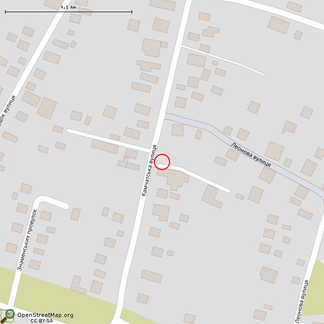 Карта где находится Ворота к домам № 20А, 22 и 22А (Кривой Рог) в крупном масштабе