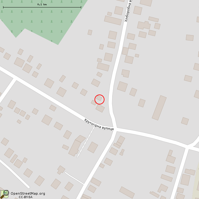 Карта где находится Заброшенный дом (Кривой Рог) в крупном масштабе