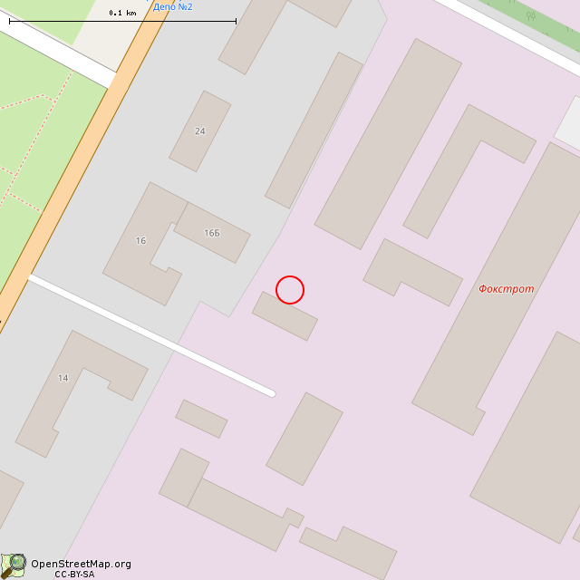 Карта где находится Бывшая столовая (Кривой Рог)      | заброшенный, неиспользуемый объект в крупном масштабе