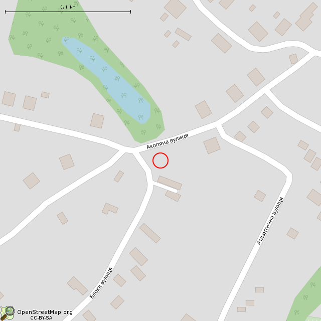 Карта где находится Заброшенный дом (Кривой Рог)      | заброшенный, неиспользуемый объект в крупном масштабе