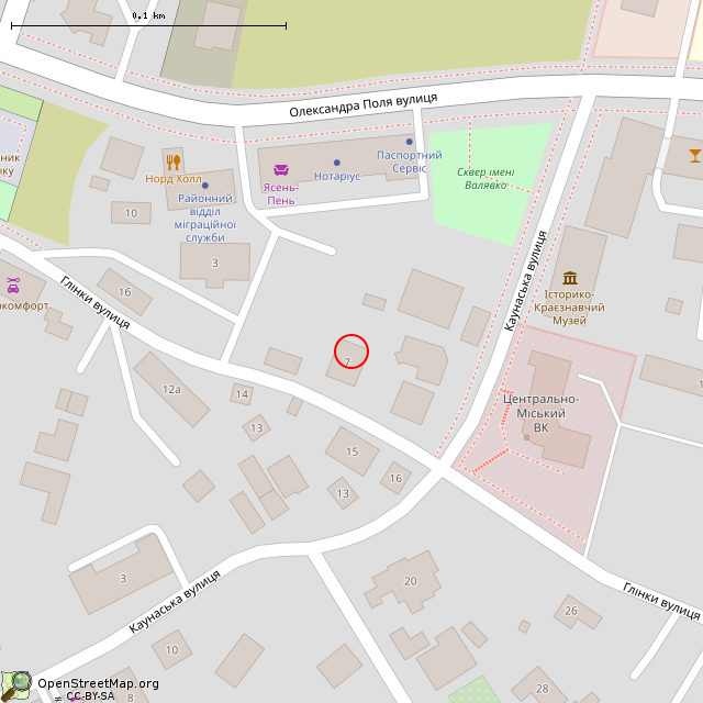 Карта где находится «Дом С. Ковтуна» (Кривой Рог) в крупном масштабе