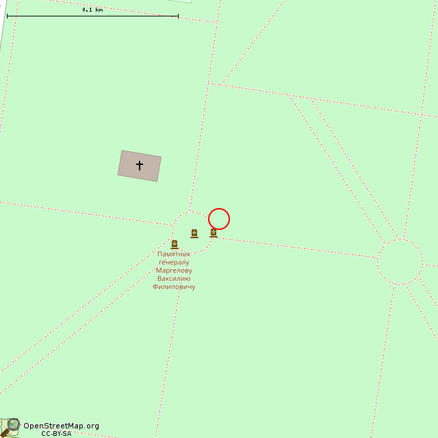Карта где находится Памятник пограничным войскам (Кривой Рог) в крупном масштабе