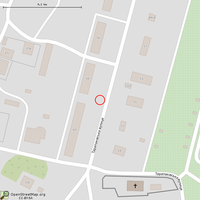 Карта где находится Заброшенная автобусная остановка (Кривой Рог) в крупном масштабе