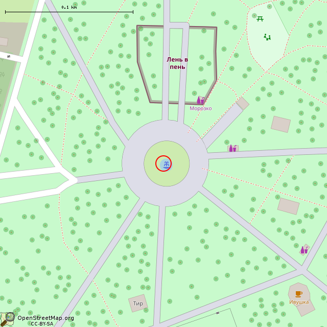 Карта где находится Фонтан (Кривой Рог) в крупном масштабе