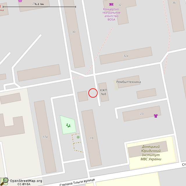 Карта где находится Технологический резервуар (Кривой Рог)      | бак, цистерна, резервуар в крупном масштабе