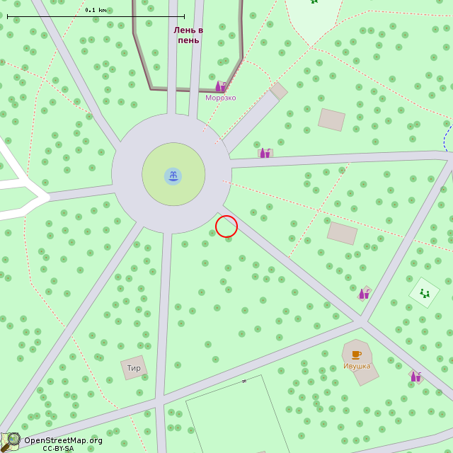 Карта где находится Будущий памятник «Первооткрывателям и геологоразведчикам Кривбасса» (Кривой Рог) в крупном масштабе