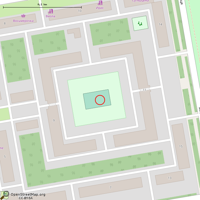 Карта где находится Фонтан (Кривой Рог) в крупном масштабе