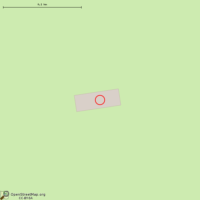 Карта где находится Заброшенная мастерская в крупном масштабе